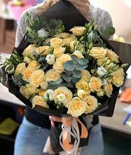 Букет цветов из:  Розы и Лизиантусы #REPLACE_PRED# Семеновское